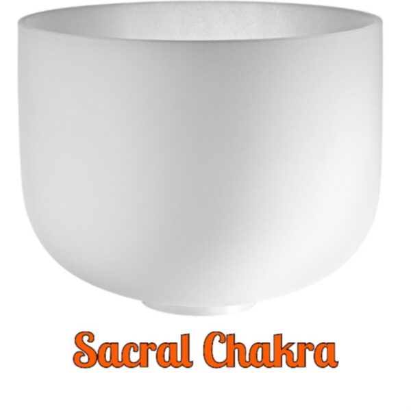 Sacral Chakra Crystal Singing Bowl 11’’